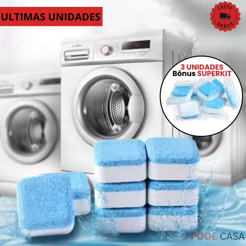 Brilha Maquina: Limpeza interna da sua máquina em poucos minutos, sem esforço