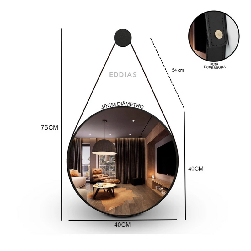 Espelho Decorativo com Design Elegante