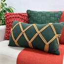 Kit de Almofadas Corda de Macrame Artesanal Estilo Boho