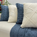 Kit de Almofadas Corda de Macrame Artesanal Estilo Boho