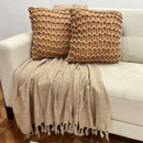 Kit Aurora - Vem 2 Mantas Grande Decorativa para Sofá