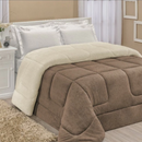 Coberdrôm Dupla Face com Sherpa| Queen Sherpa Macio