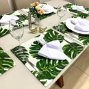 Kit 18 Peças Jogo Americano com Guardanapos e Argolas