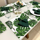 Kit 18 Peças Jogo Americano com Guardanapos e Argolas