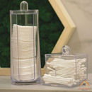 Conjunto Porta Algodão e Cotonete Acrílico