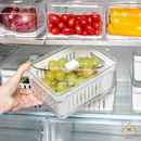 Kit 4 Organizadores Geladeira 2,2L | Cesto Removível