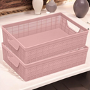 Kit 2 Cestos Organizadores 2L