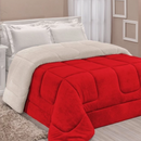 Coberdrôm Dupla Face com Sherpa| Queen Sherpa Macio