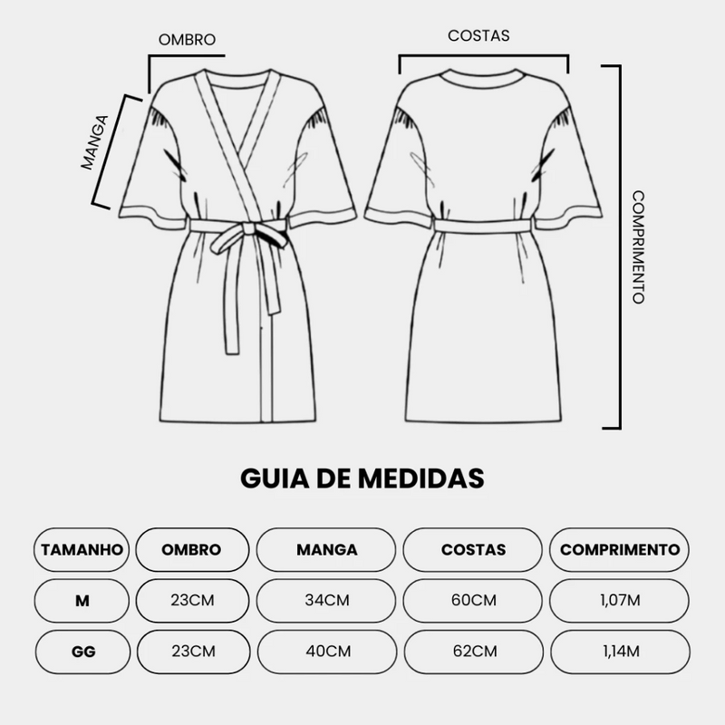 Roupão Adulto 100% Algodão Superluxo