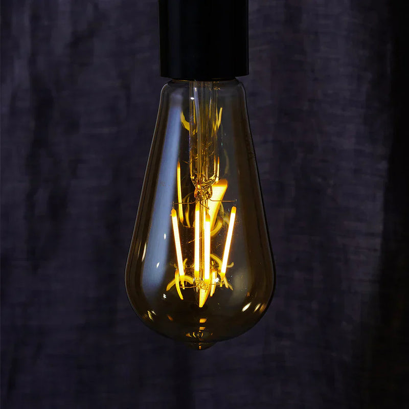 Kit 3 Lâmpadas LED Retrô | Luz Quente 4W