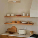 Kit 2 Prateleiras de Madeira com Suporte Invisível