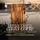 Kit 3 Tábuas para Corte com Suporte