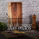 Kit 3 Tábuas para Corte com Suporte