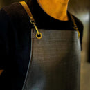 Avental Couro Churrasqueiro Impermeável