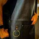 Avental Couro Churrasqueiro Impermeável