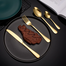 Kit 24 Talheres Dourados Luxo | House Prime Brasil