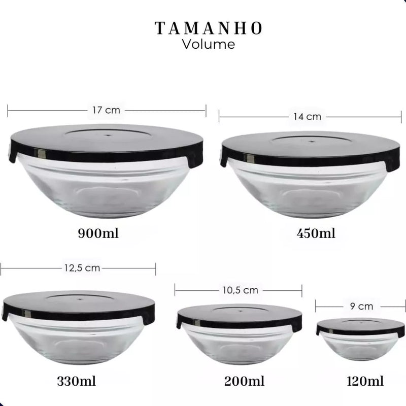 Kit de Potes em Vidro Mais Amado do Brasil