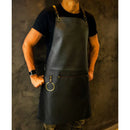 Avental Couro Churrasqueiro Impermeável