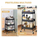 Rack Multi Nível com Rodinhas Prático