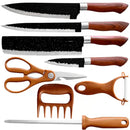 Facas Inox com Garra e Amolador