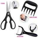 Facas Inox com Garra e Amolador