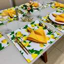 Kit 18 Peças Jogo Americano com Guardanapos e Argolas