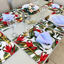 Kit 18 Peças Jogo Americano com Guardanapos e Argolas